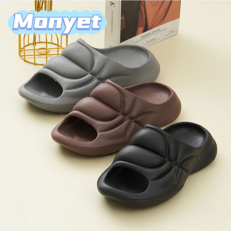 Monyet 2025 Sandal pria mengenakan sepatu pantai non-slip di luar ruangan sandal tahan aus