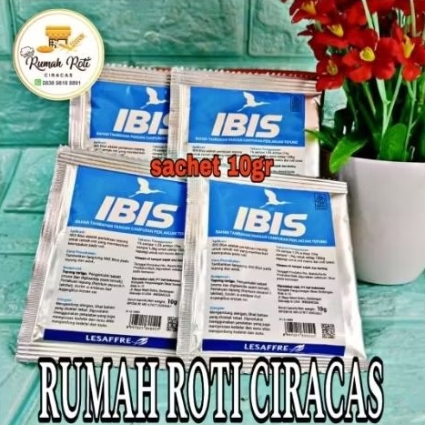 

IBIS BLUE PELEMBUT ROTI SACHET ADONAN DONUT 10GR HALAL GR BAHAN TAMBAHAN TEPUNG BUBUK