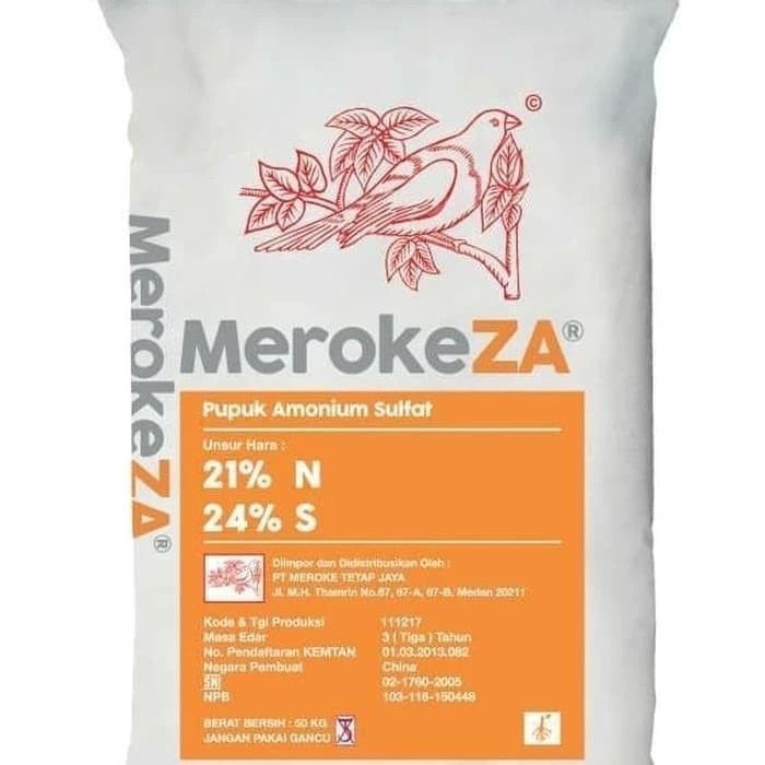 Pupuk ZA Repack Meroke ZA Pupuk Amonium Sulfat 1kg