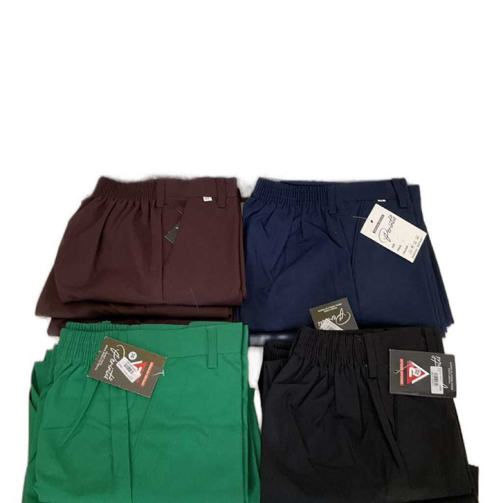 

Celana perintis sd karet pinggang / celana biru sd celana merah sd celana hitam sd celana hijau min celana pramuka perintis