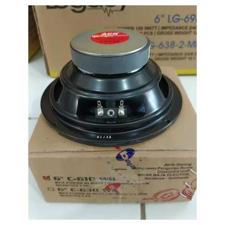 Speaker ACR 6 Inch ACR 610 WH ACR Woofer 6 Inch C610WH