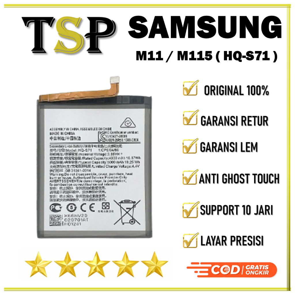 BATERAI SAMSUNG ( HQ-S71 ) M11 / M115 BATERAI ORIGINAL 100%