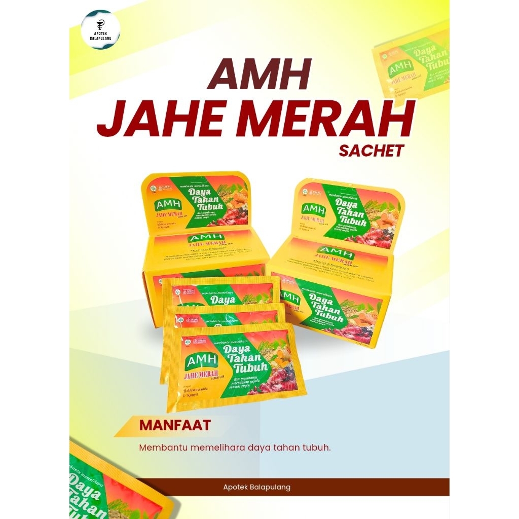 

AMH Jahe Merah // sachet