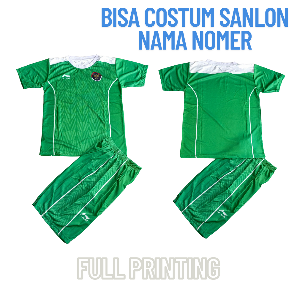 JERSEY BAJU FUTSAL ANAK LAKI LAKI JERSEY VOLI LINING ANAK ANAK/ BAJU BADMINTON TIMNAS ANAK LAKI