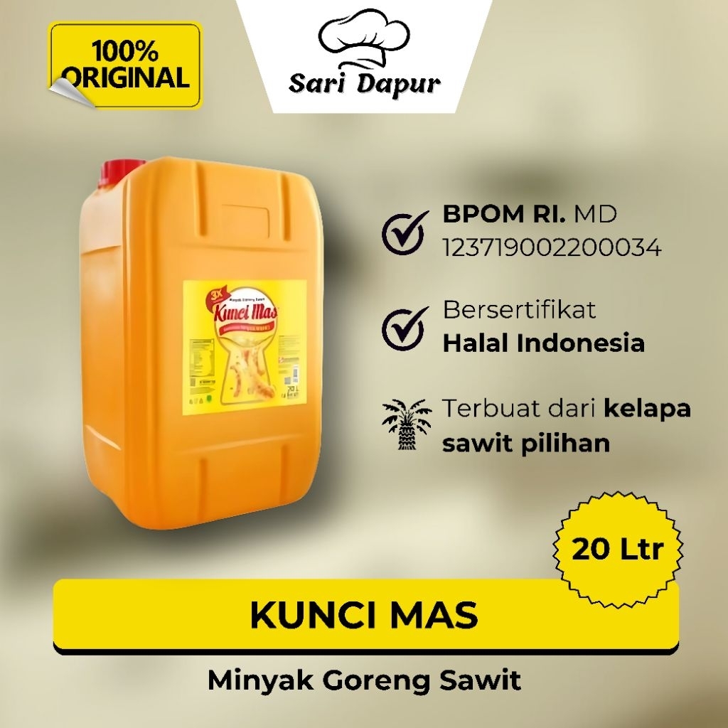 

KUNCI MAS Minyak Goreng Sawit 20 Liter