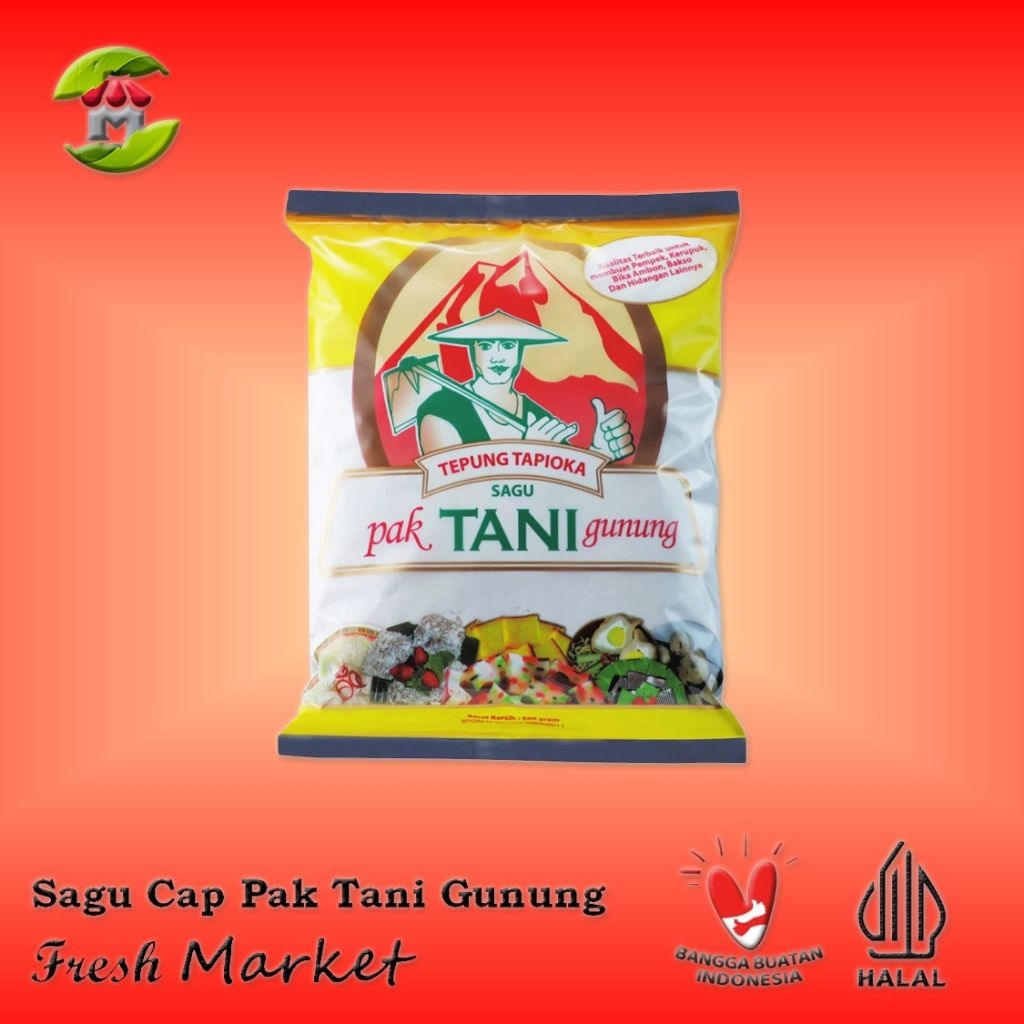 

[JAKTIM] Rose Brand Tepung Tapioka Cap Pak Tani Gunung 500gr