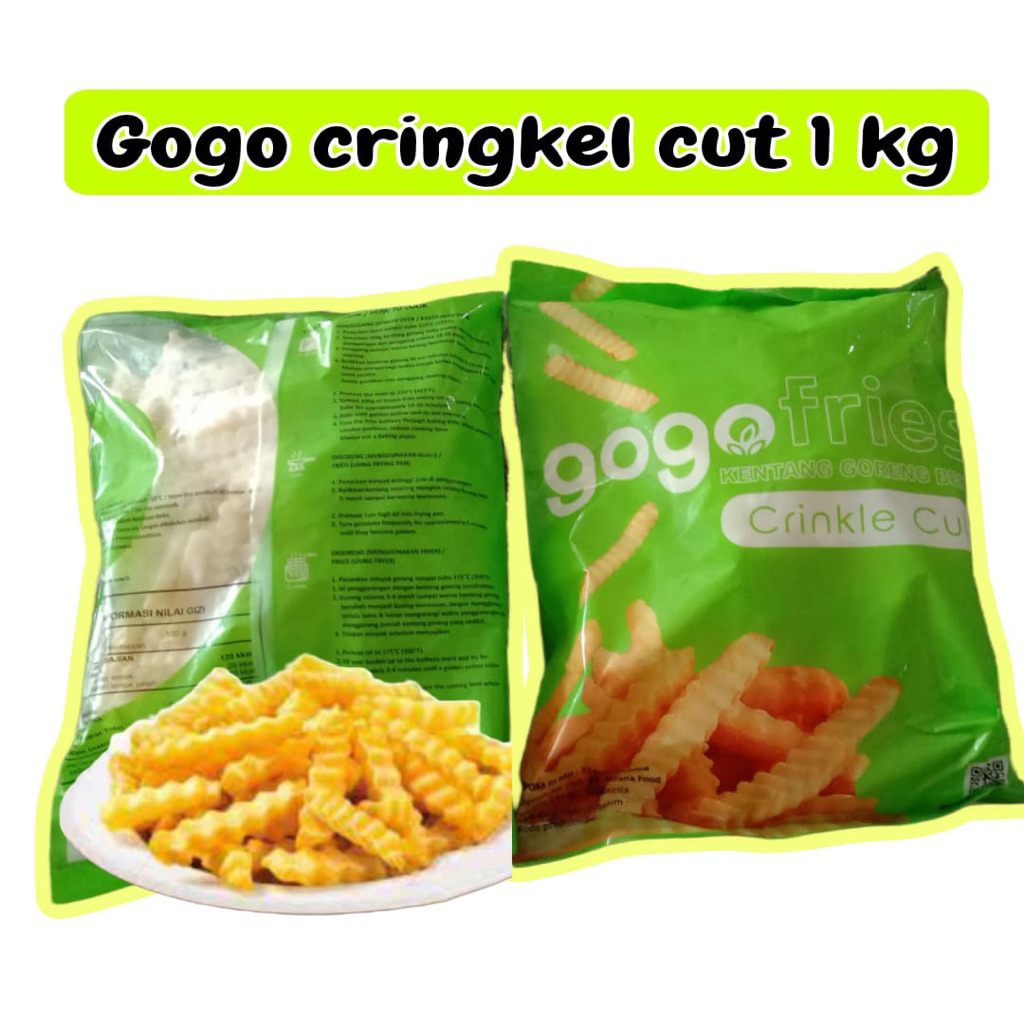 

Gogo kentang cringkle cut 1kg