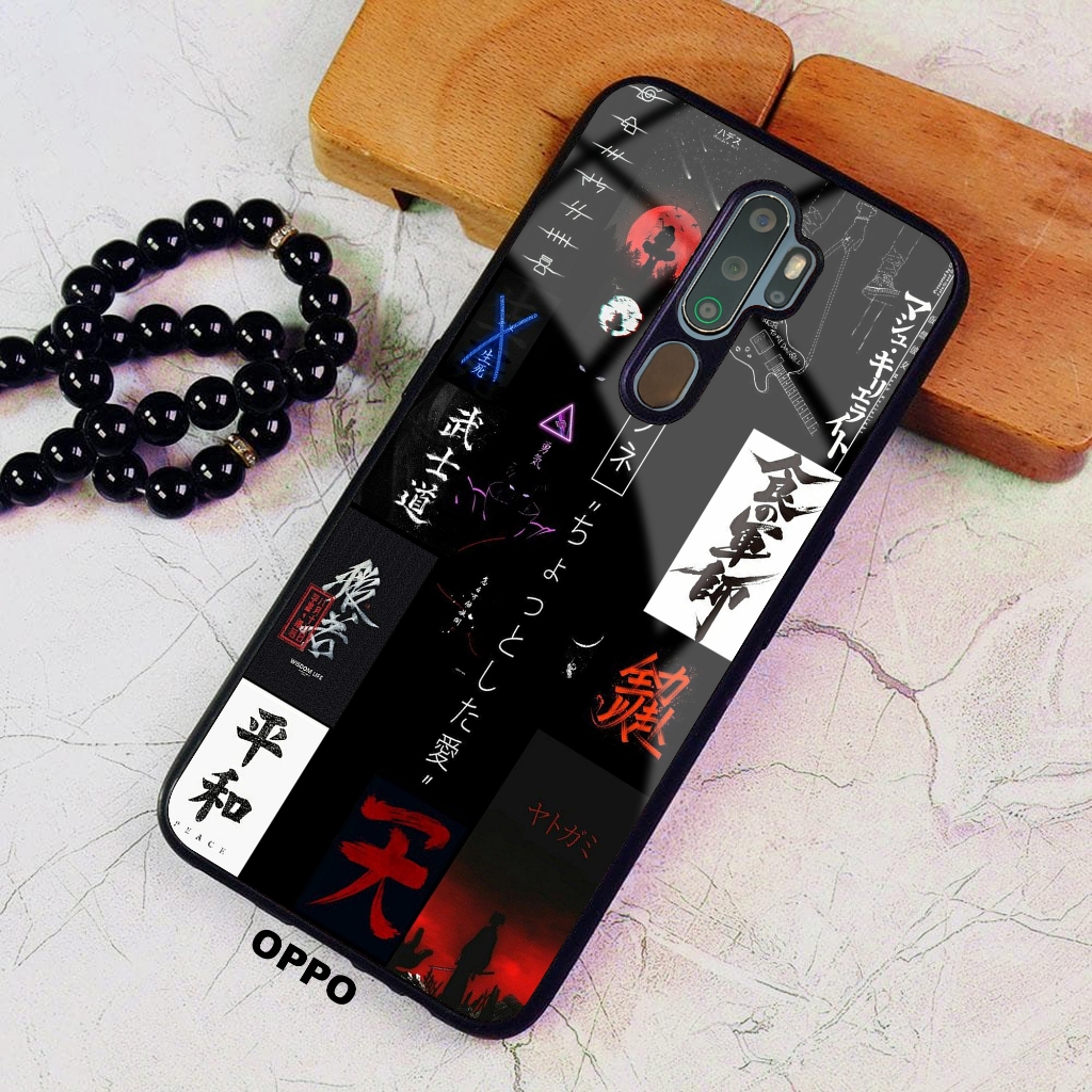Softcase Glossy Case OPPO A9 A5 2020 Casing Hp Oppo Motif AESTHETIC BLACK Soft Kesing Silikon Cod