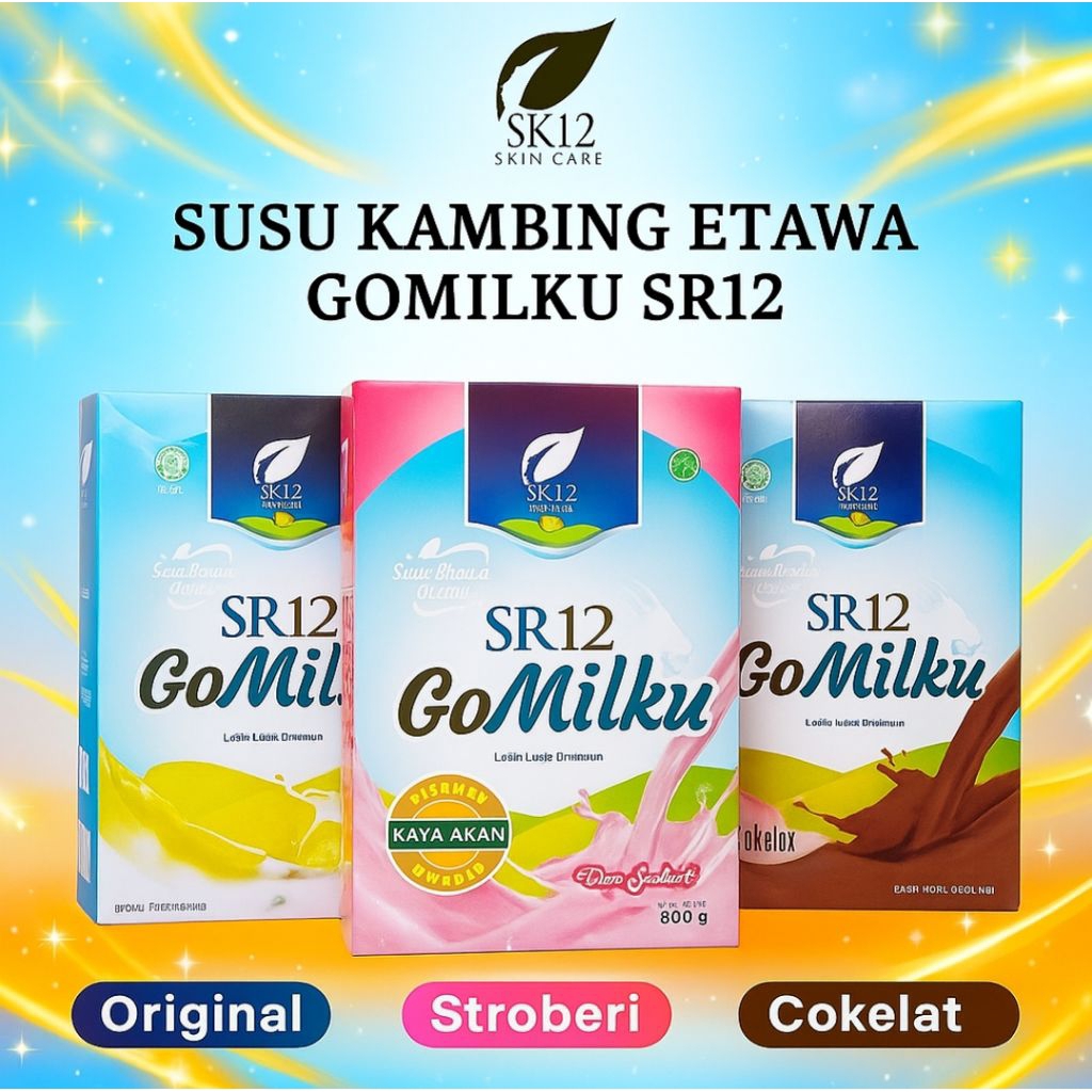 

Gomilku Go Milku SR12 Susu Kambing Etawa Halal Bubuk Serbuk BPOM Penurun Kolesterol gomilku gold
