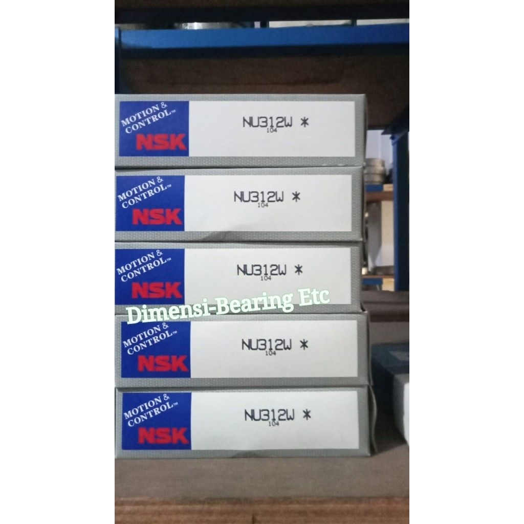 NU 312 W NSK / NU312W NSK CYLINDRICAL ROLLER BEARING