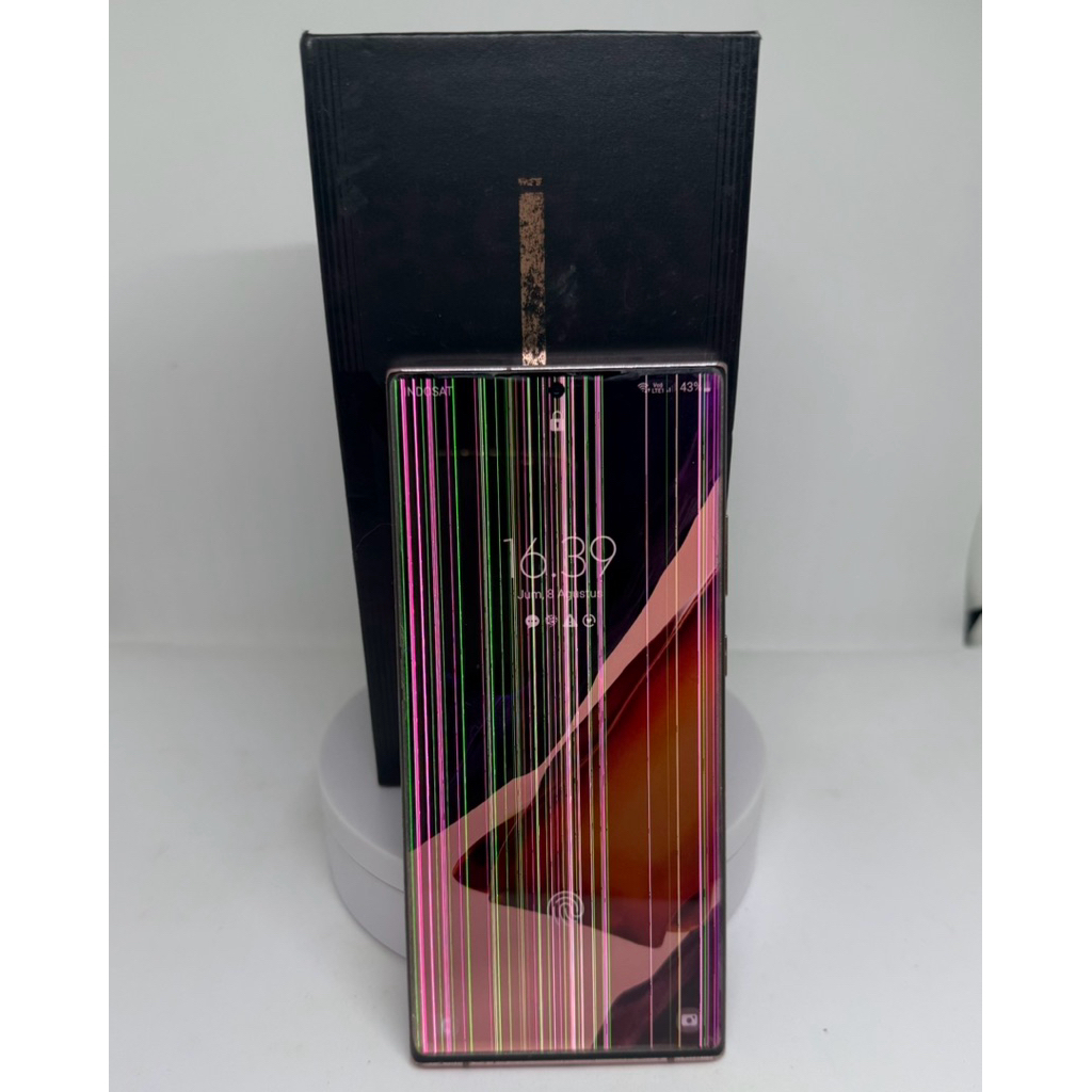 samsung note 20 ultra minus green line