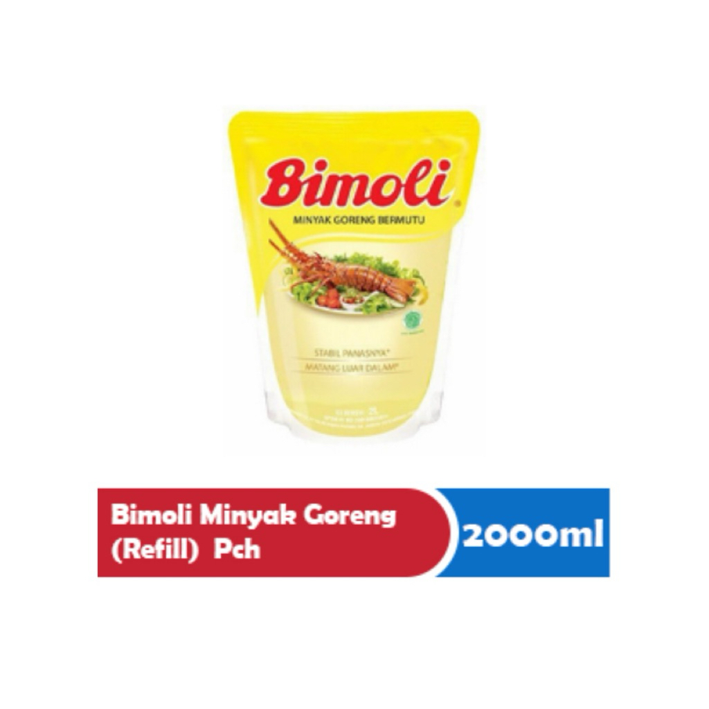 

Minyak Goreng Bimoli Pouch 2L | Minyak Jernih & Gurih | Cocok Untuk Usaha & Masakan Harian