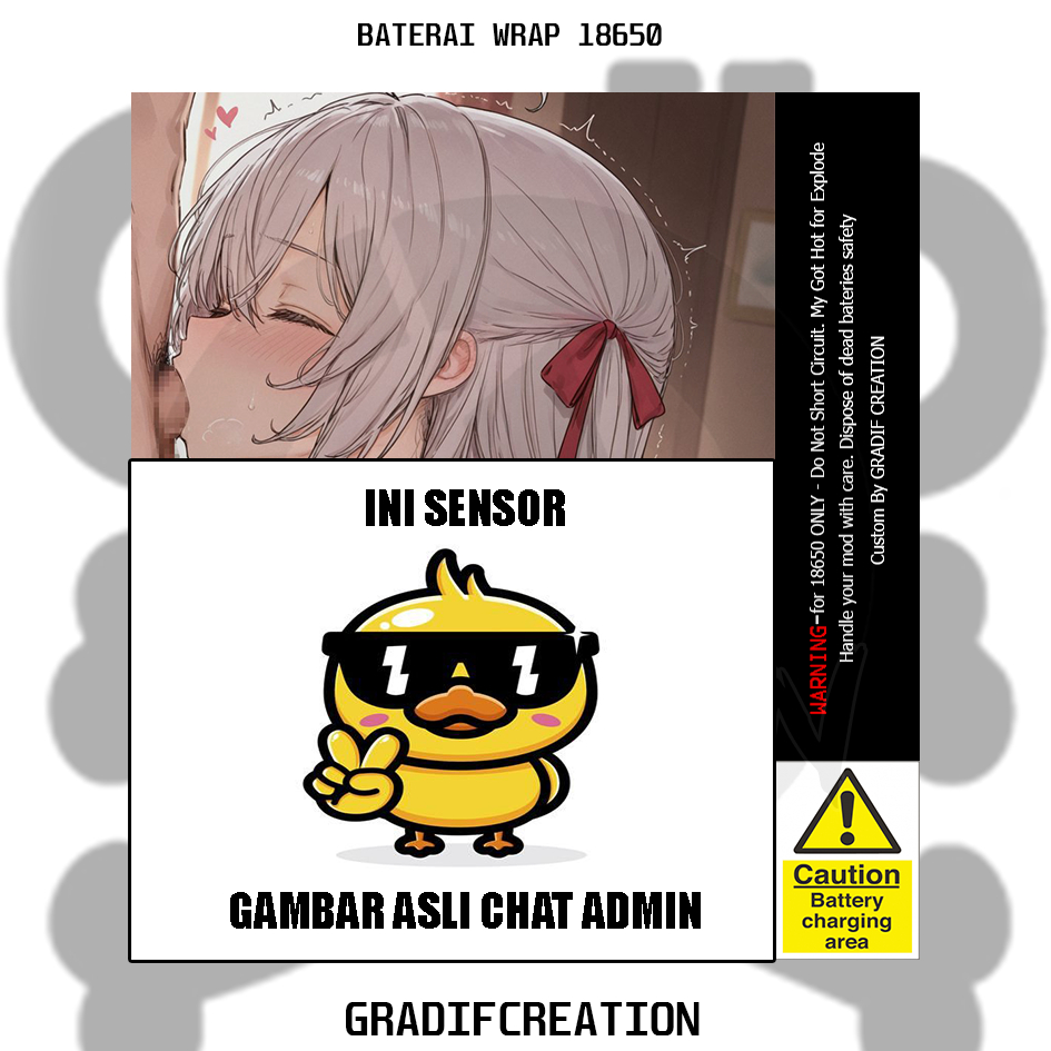 

Wrap baterai sticker 18650 Series Naked 4 New Desain