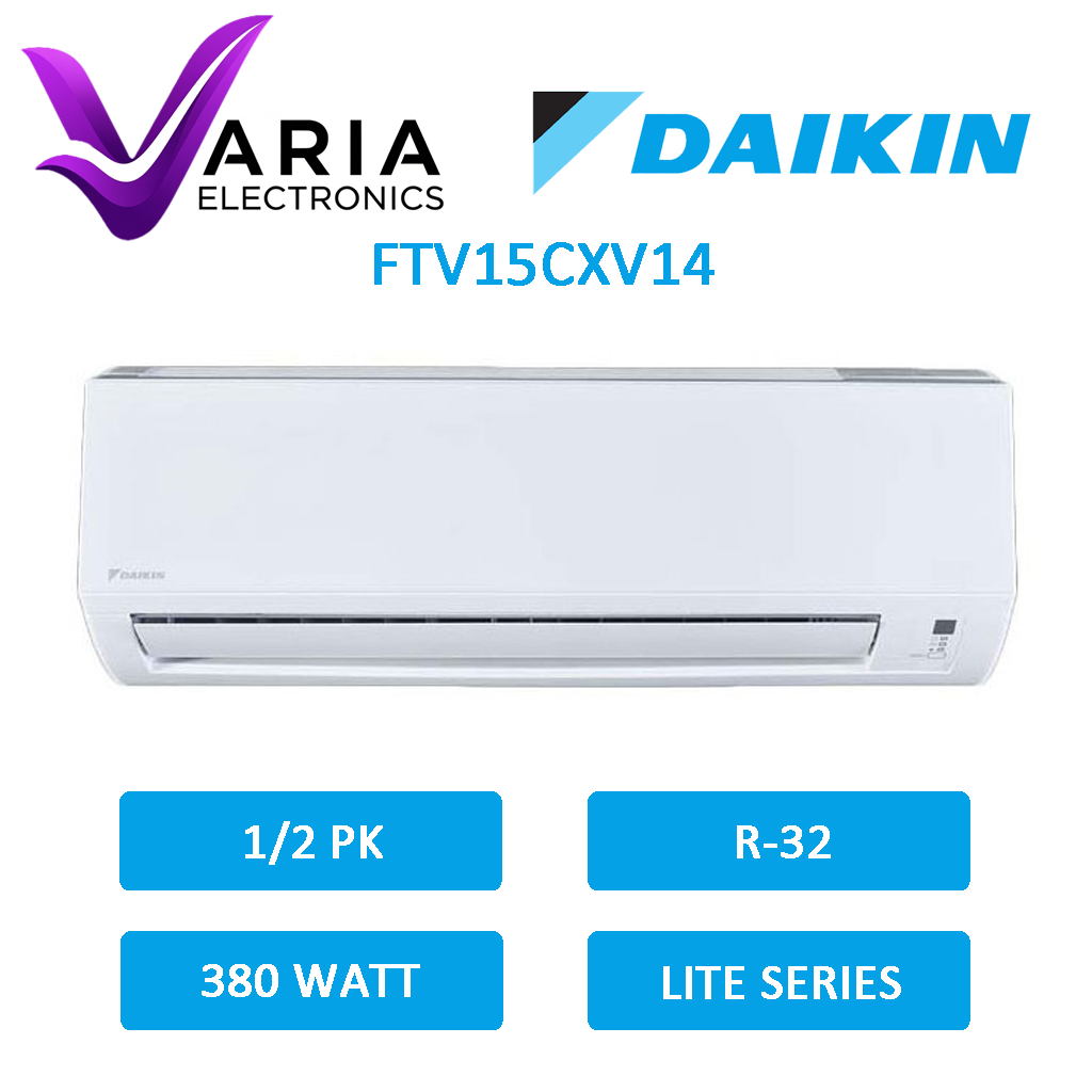 AC DAIKIN FTV15CXV14 AC 1/2 PK AC 0,5 PK MALAYSIA LOW WATT