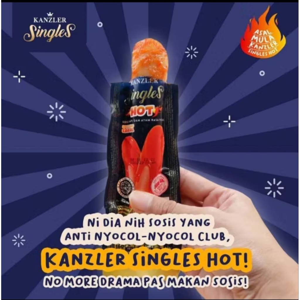 

Mommielia Sosis Kanzler Hot 65gr