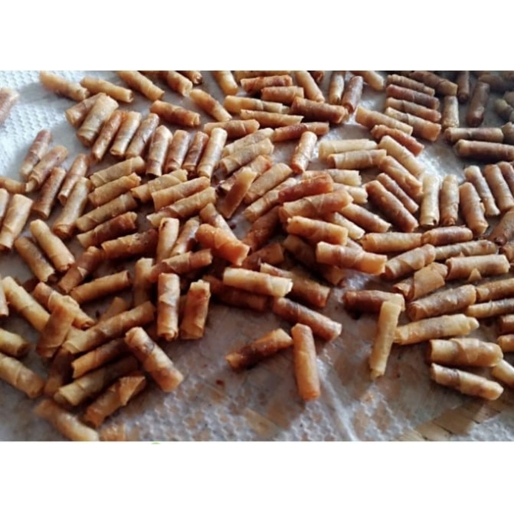

sumpia udang rebon renyah, berbagai varian rasa