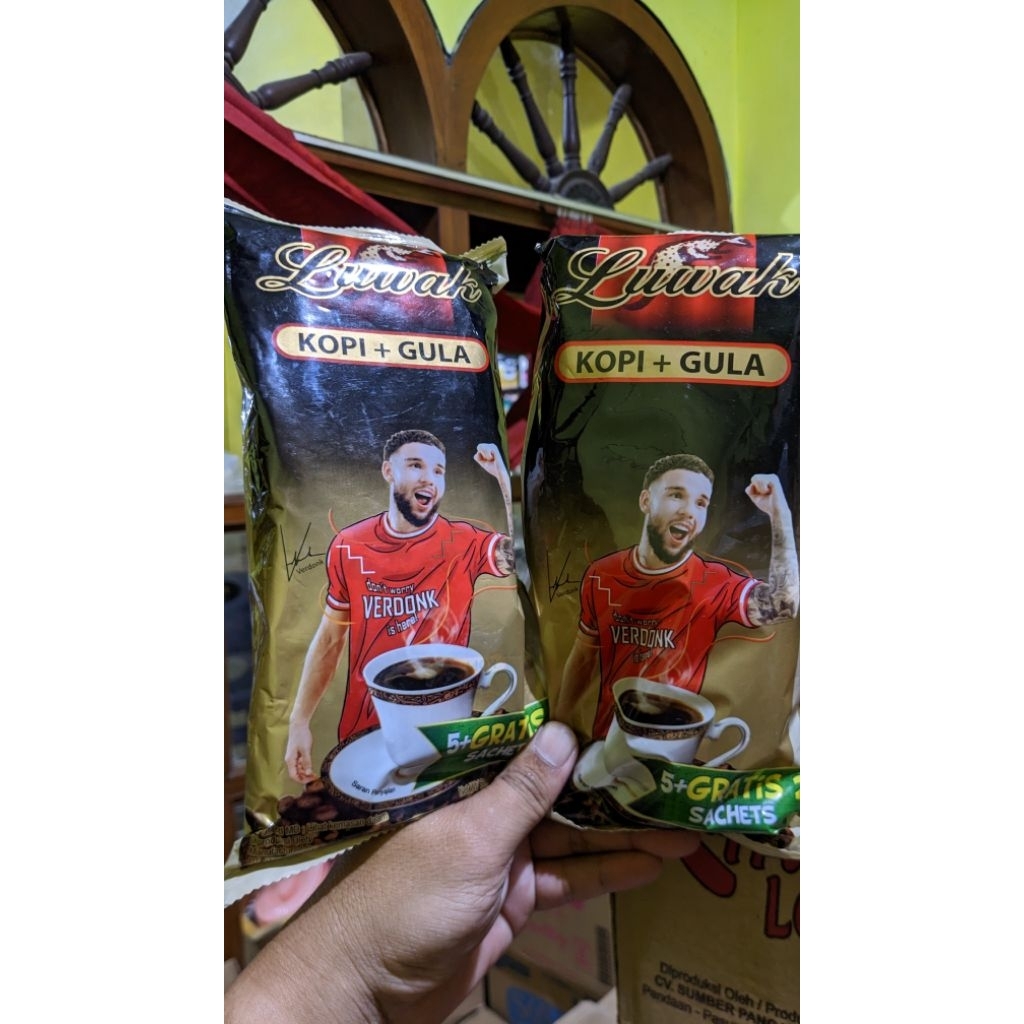 

luwak kopi + gula paket isi 5 gratis 1