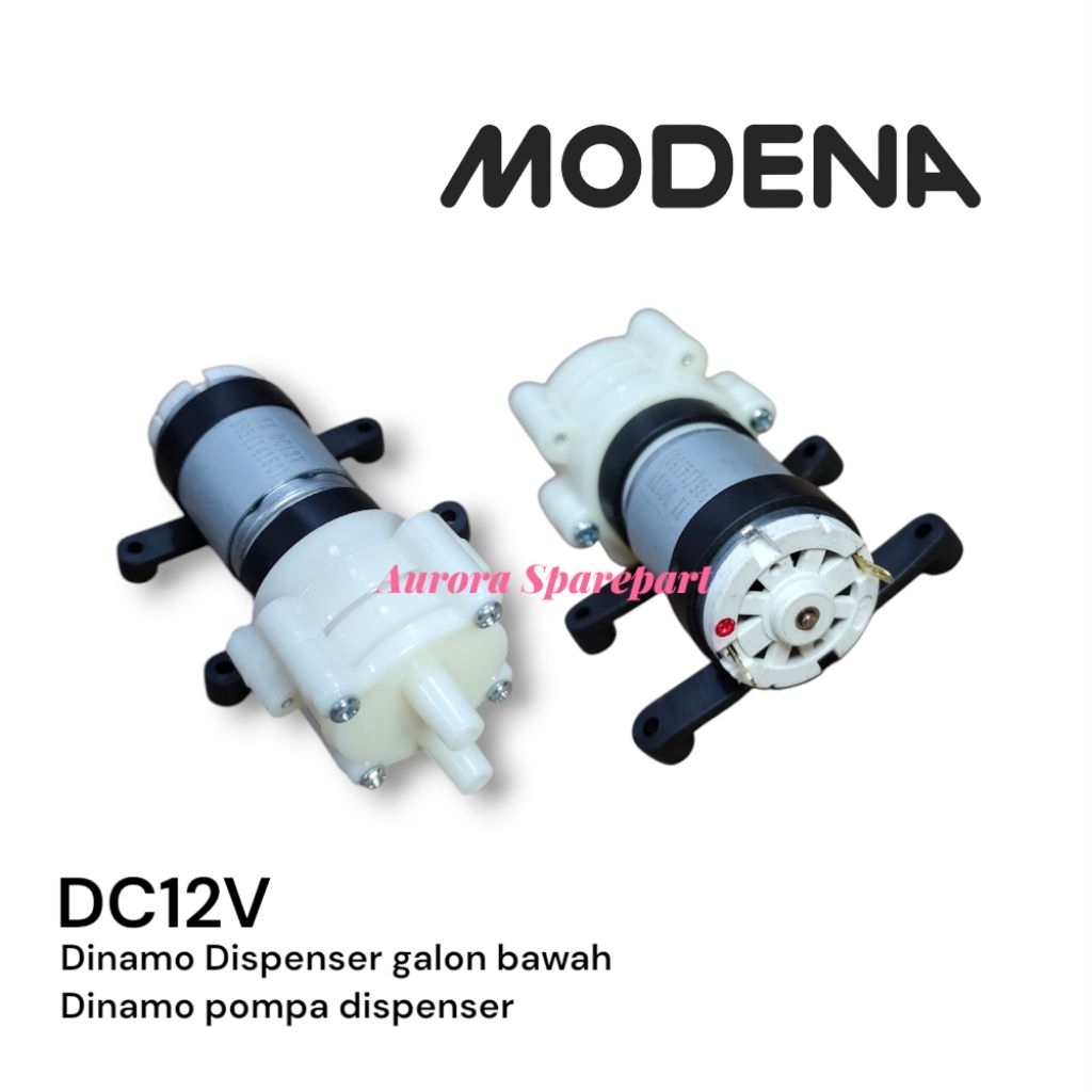 Dinamo Dispenser pompa Modena Air Galon bawah input DC12VOLT/dinamo pompa dispenser