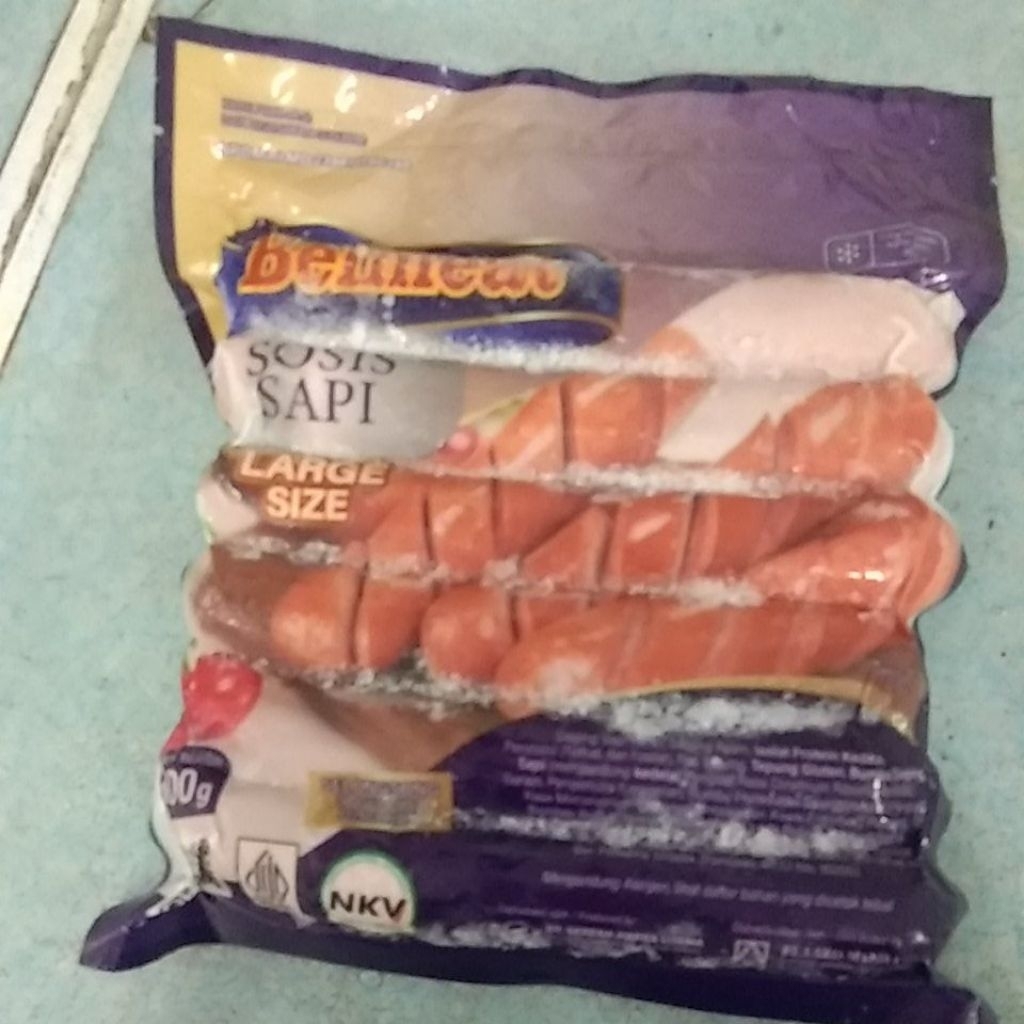 

belmeat sosis sapi ori 500