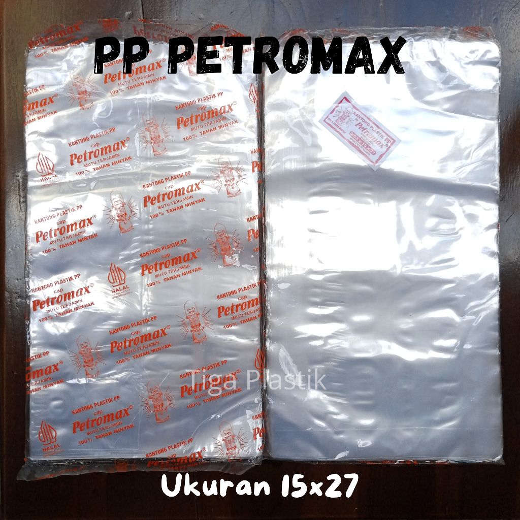 Plastik PP Bening Petromax 15x27