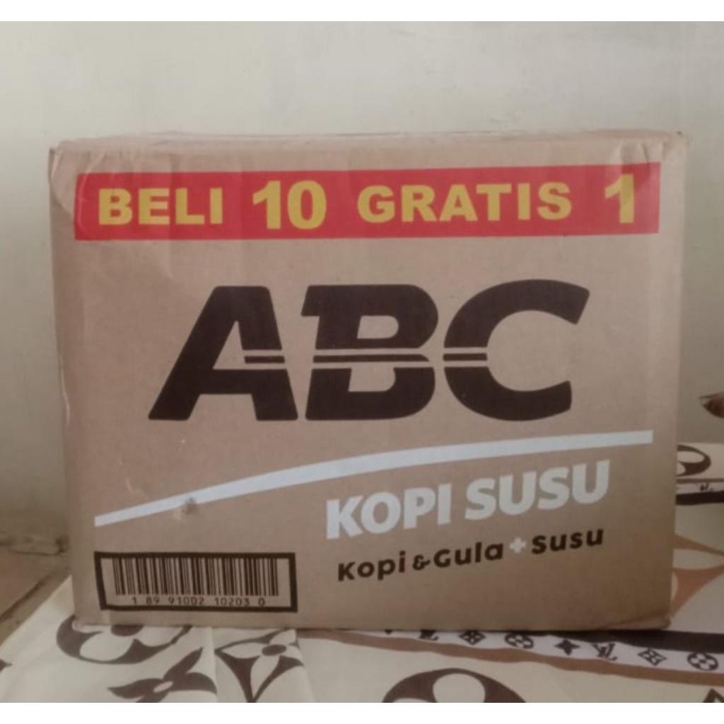 

Kopi ABC Susu 12 renceng (edisi khusus) beli 10 gratis 1
