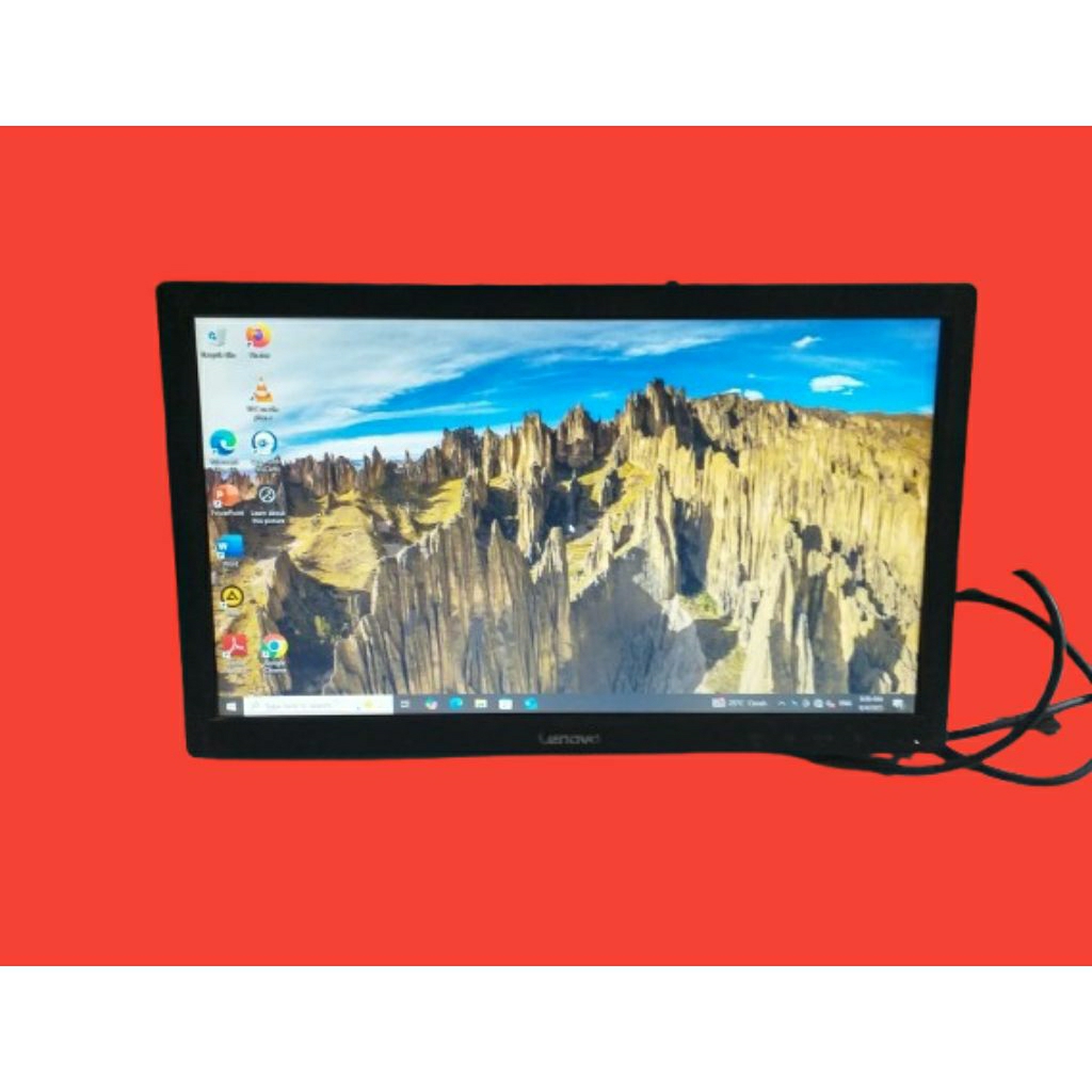 Monitor Komputer Lenovo Type Model:D19185AD0 LCD OK Terimakasih