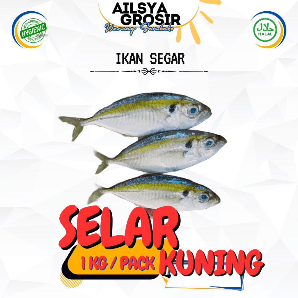 

Ikan Selar Segar Bersih Fresh 1 Kg - Siap Masak