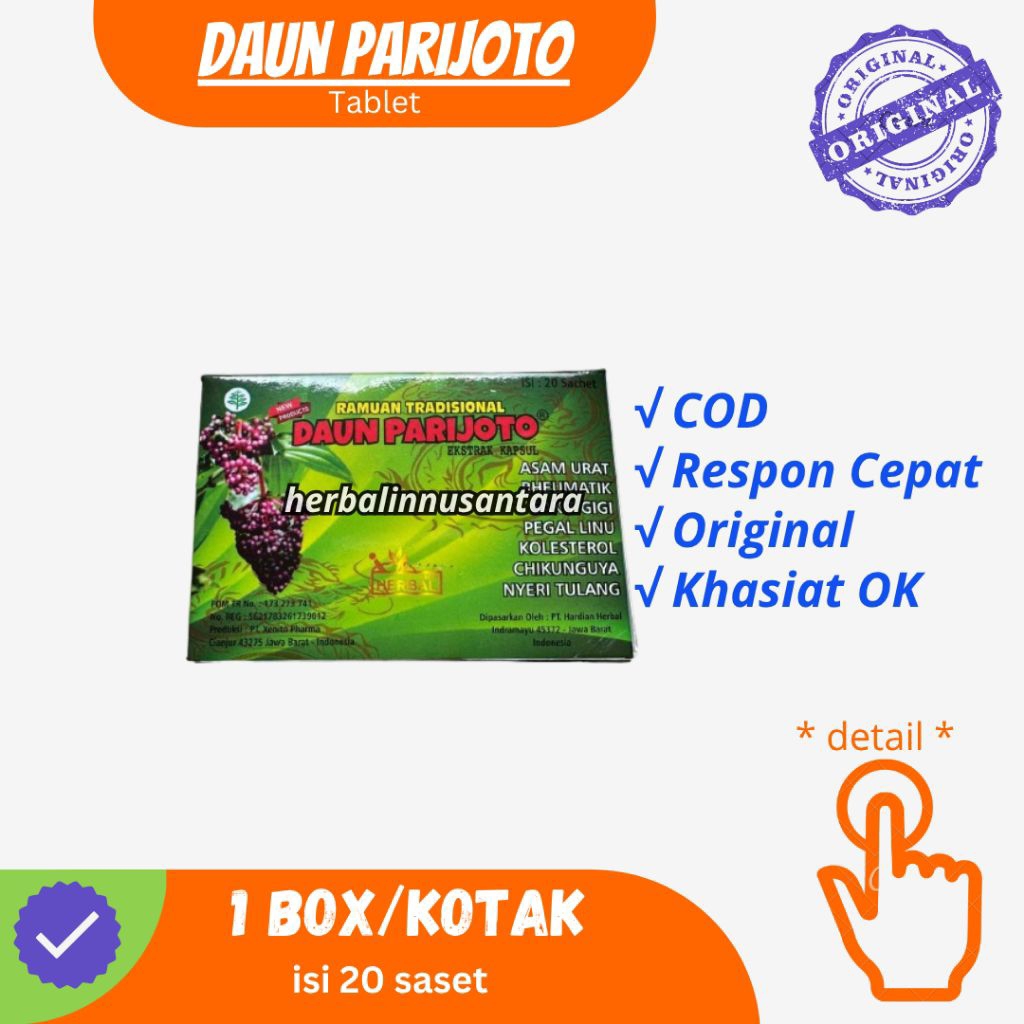 

DAUN PARIJOTO HERBAL TABLET ASLI