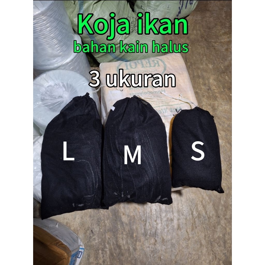 Koja / korang ikan bahan kain halus serbaguna