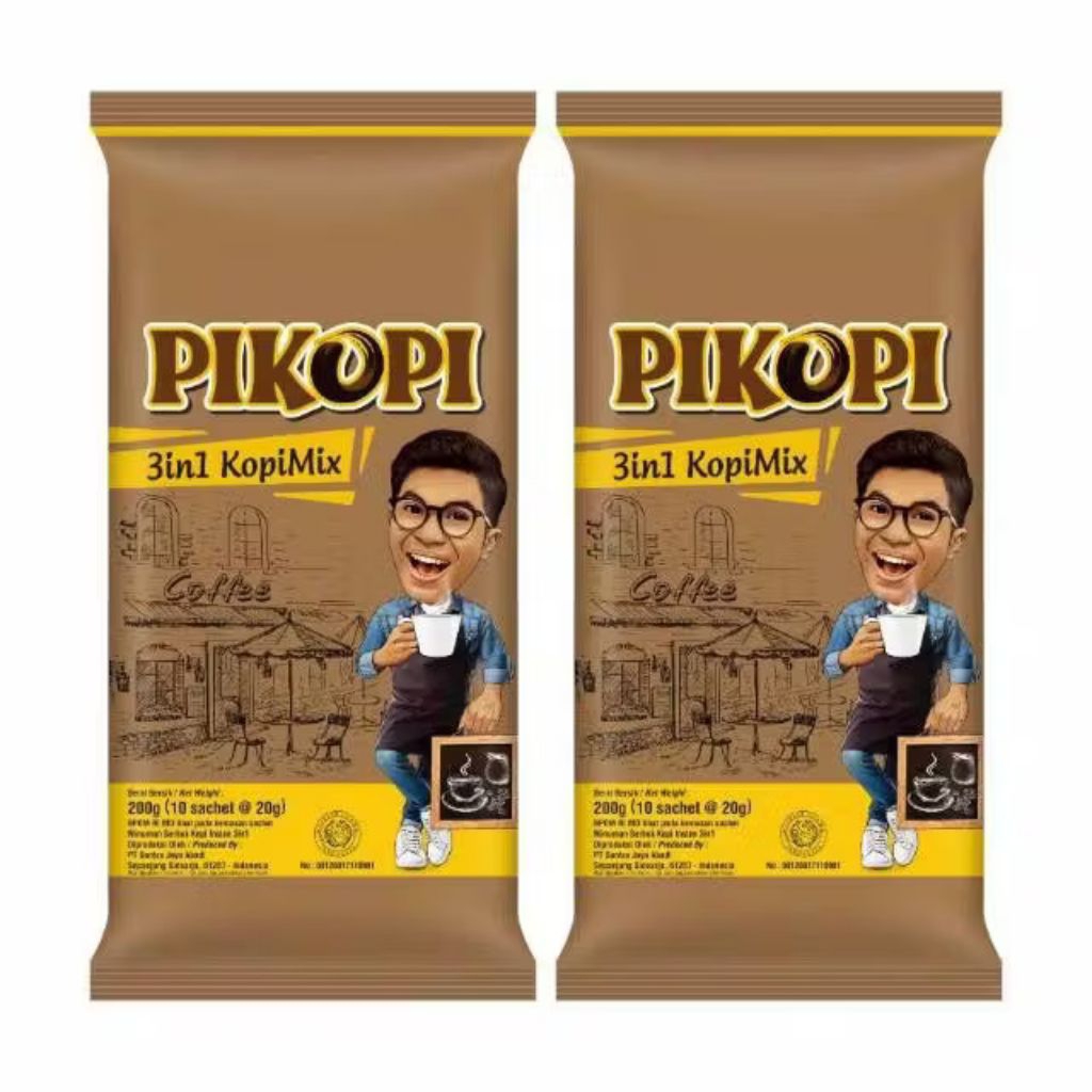 

PIKOPI 3in1 Kopi Mix 1 Pack Isi 9 Sachet