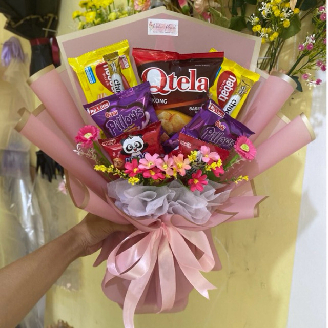 

Buket Snack/ Buket Snack Wisuda/ Buket Snack Murah