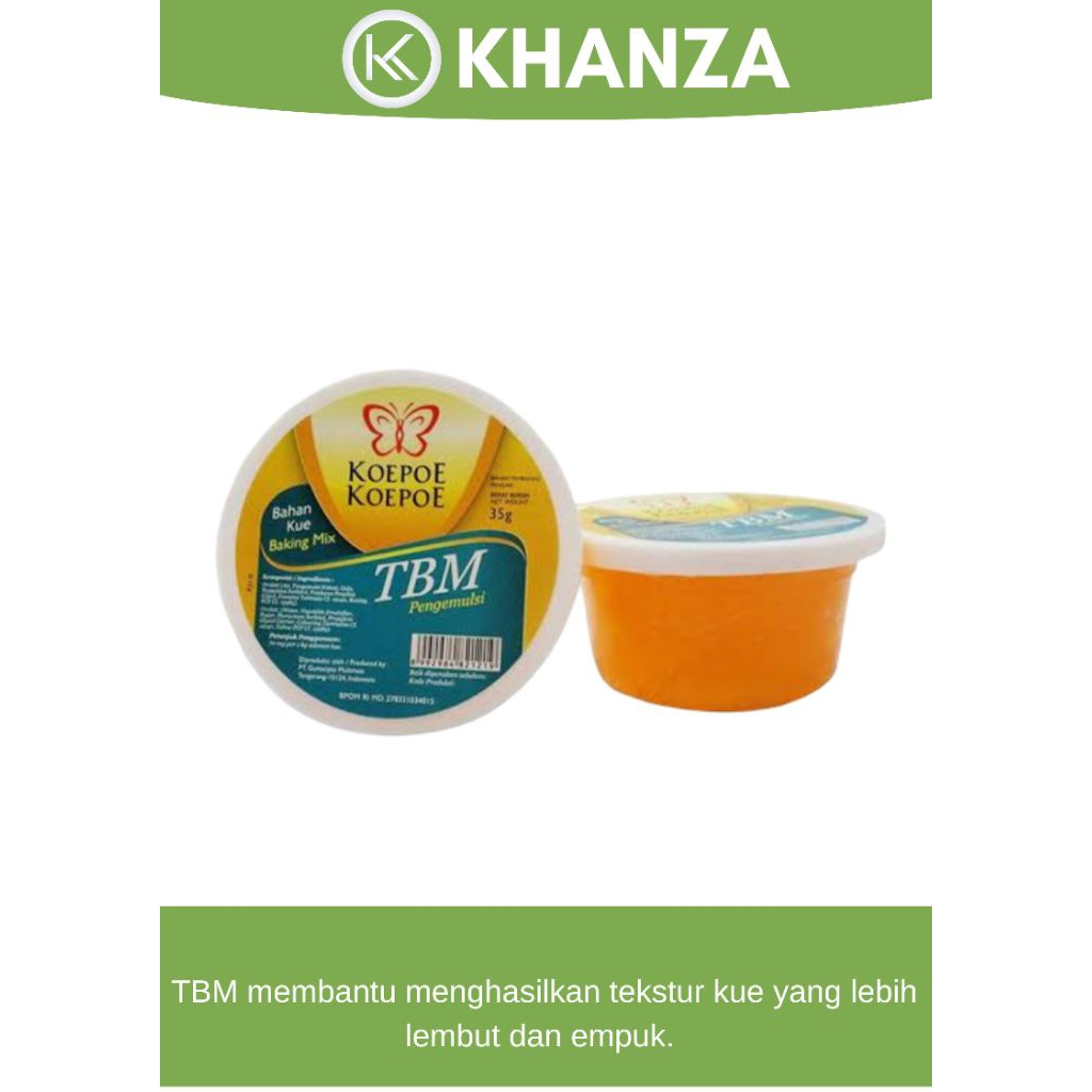 

TBM Koepoe Koepoe 35gram / Pelembut Kue Adonan Roti Cake