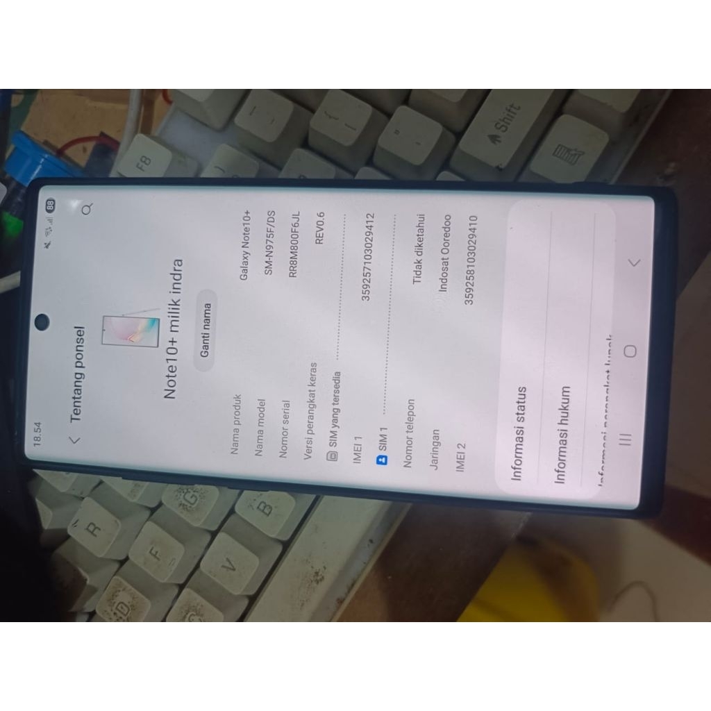 samsung note 10 plus sein