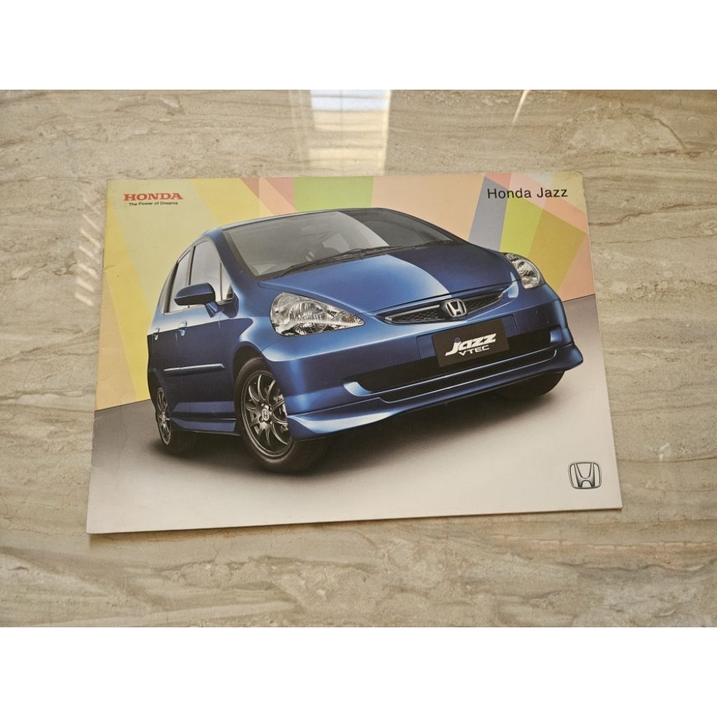 brosur katalog mobil honda jazz gd 2005 buku booklet