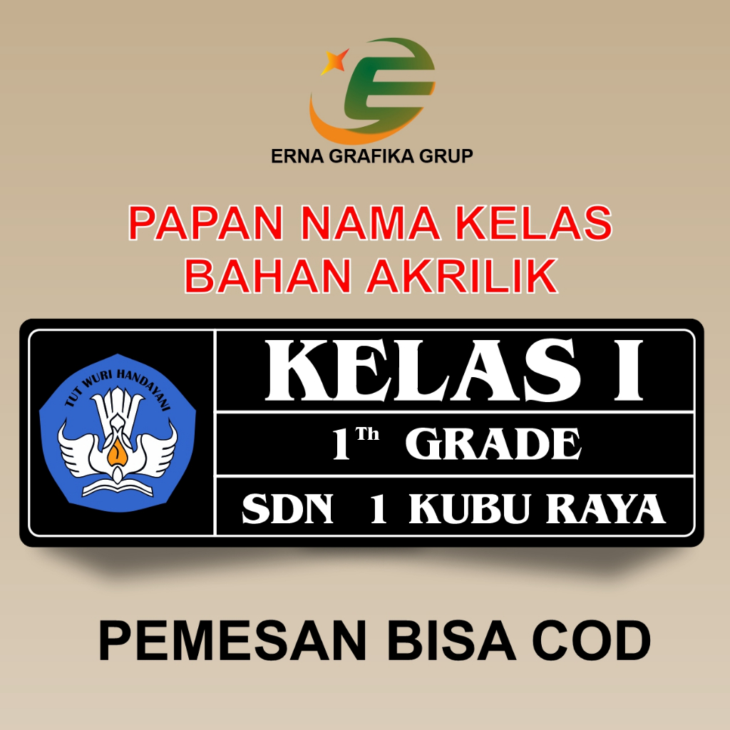 

papan nama akrilik madrasah papan nama sekolah costum