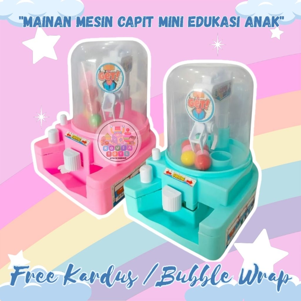 Mainan Viral Mesin Capit Mini / Mesin Capit Bola