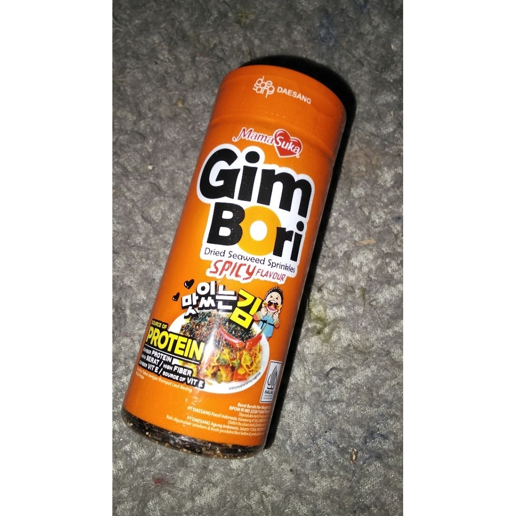 

MamaSuka GimBori Spicy – Dried Seaweed Sprinkle 40g | Pedas, Lezat & Kaya Nutrisi