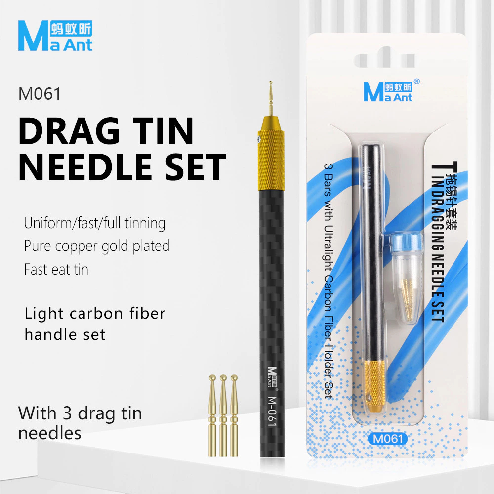 Ma Ant M061 / MaAnt M061 Soldering Needle Gold-plated inline drag