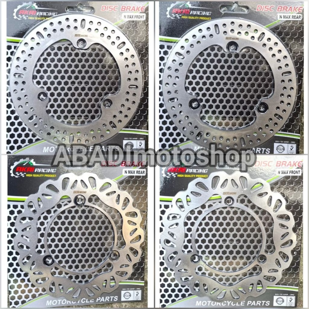 PIRINGAN NMAX AKAIracing Disc Standar Set DEPAN BELAKANG disc nmax depan belakng akairacing NMAX OLD