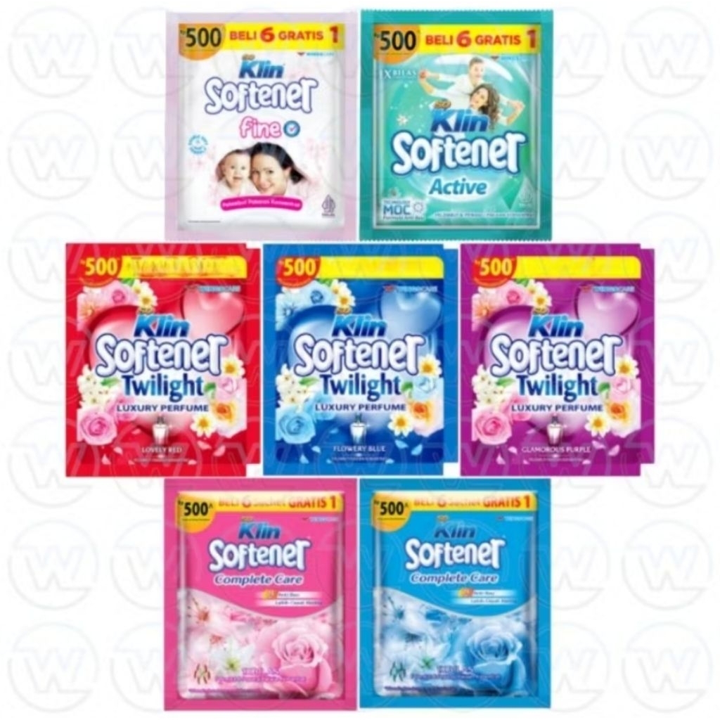 SACHET SOKLIN SOFTENER PEWANGI PAKAIAN SEKALI BILAS (ST)