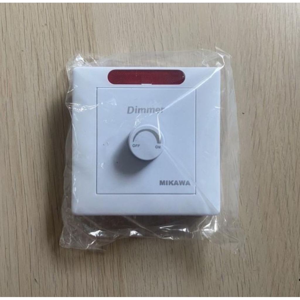 MIKAWA Saklar Dimmer lampu 220Vac 10A 220V Peredup Lampu MG 288 Dimer tempel plus outbowdus outbow