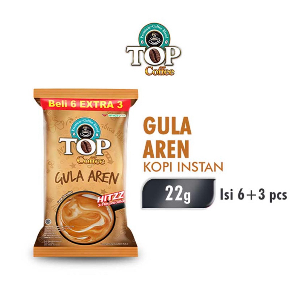 

TOP COFFEE KOPI GULA AREN SACHET 9 x 22g