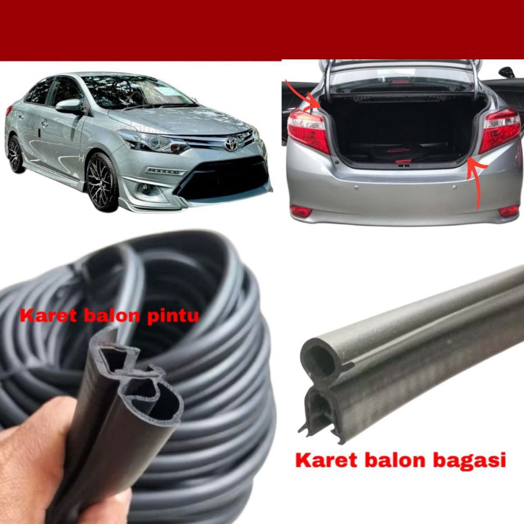 karet balon body pintu karet balon bagasi vios gen 1 vios gen 2 vios gen 3