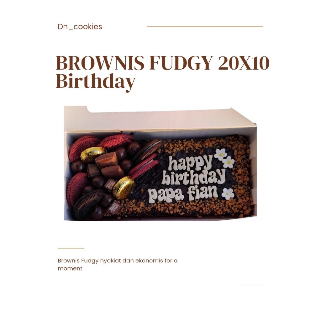 

Brownis Fudgy For Gift Special Days
