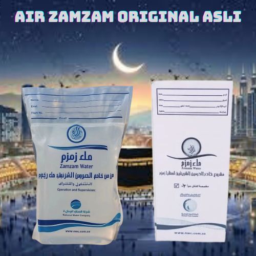 

Air Zam-Zam 5 Liter Asli Makkah Air Zam-Zam Original 100% Kemasan Jerigen