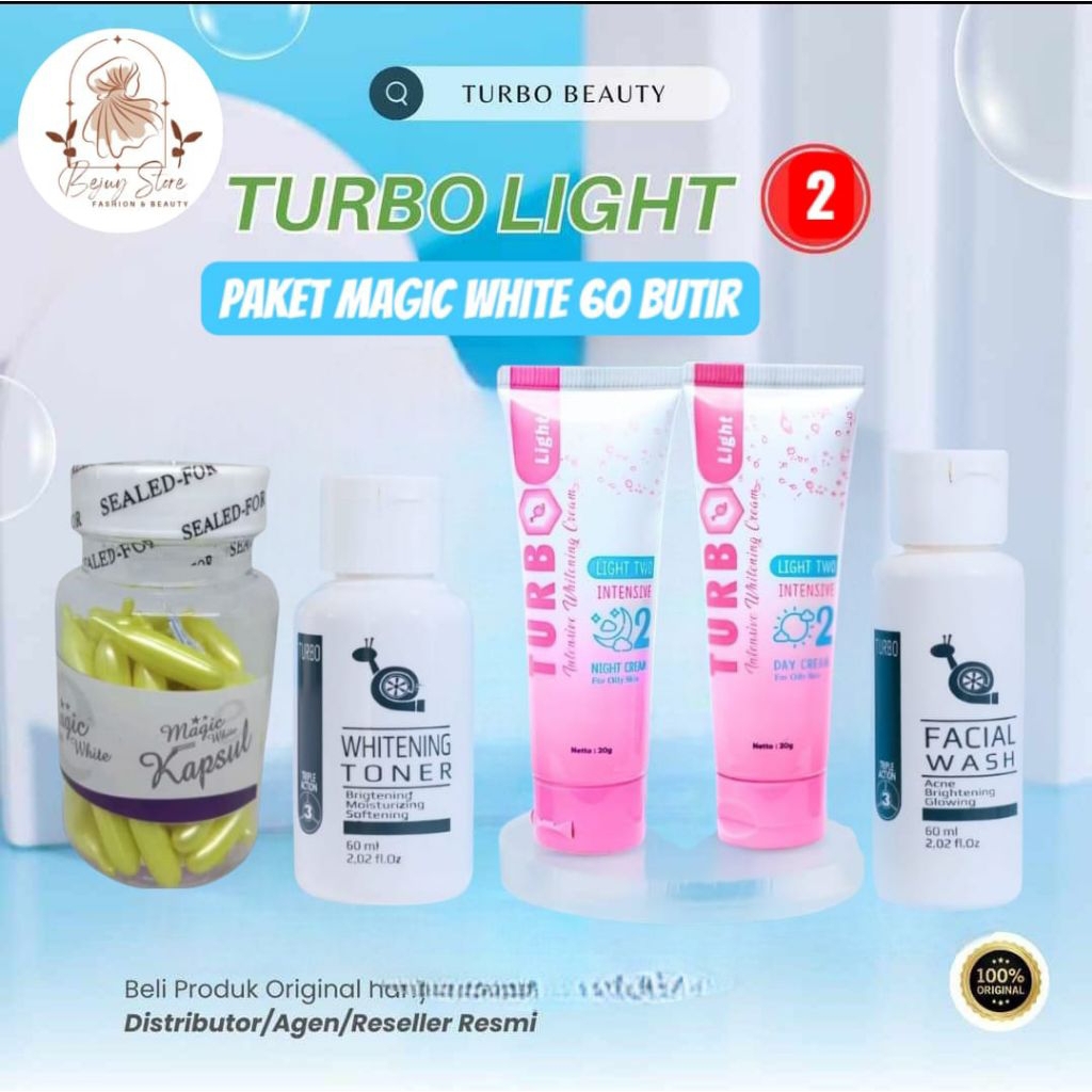 (PAKET HEMAT) CREAM TURBO KEMASAN BARU PAKET 60 BUTIR VITAMIN