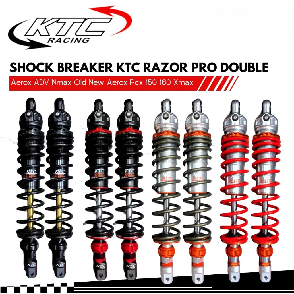 Shock Breaker Ktc Racing Razor Pro 280Mm 320Mm 340Mm Non Tabung Original Double Shock Steering