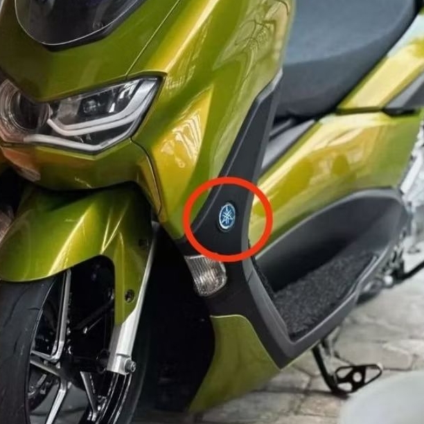 emblem garputala body depan samping yamaha NMAX original titanium vietnam