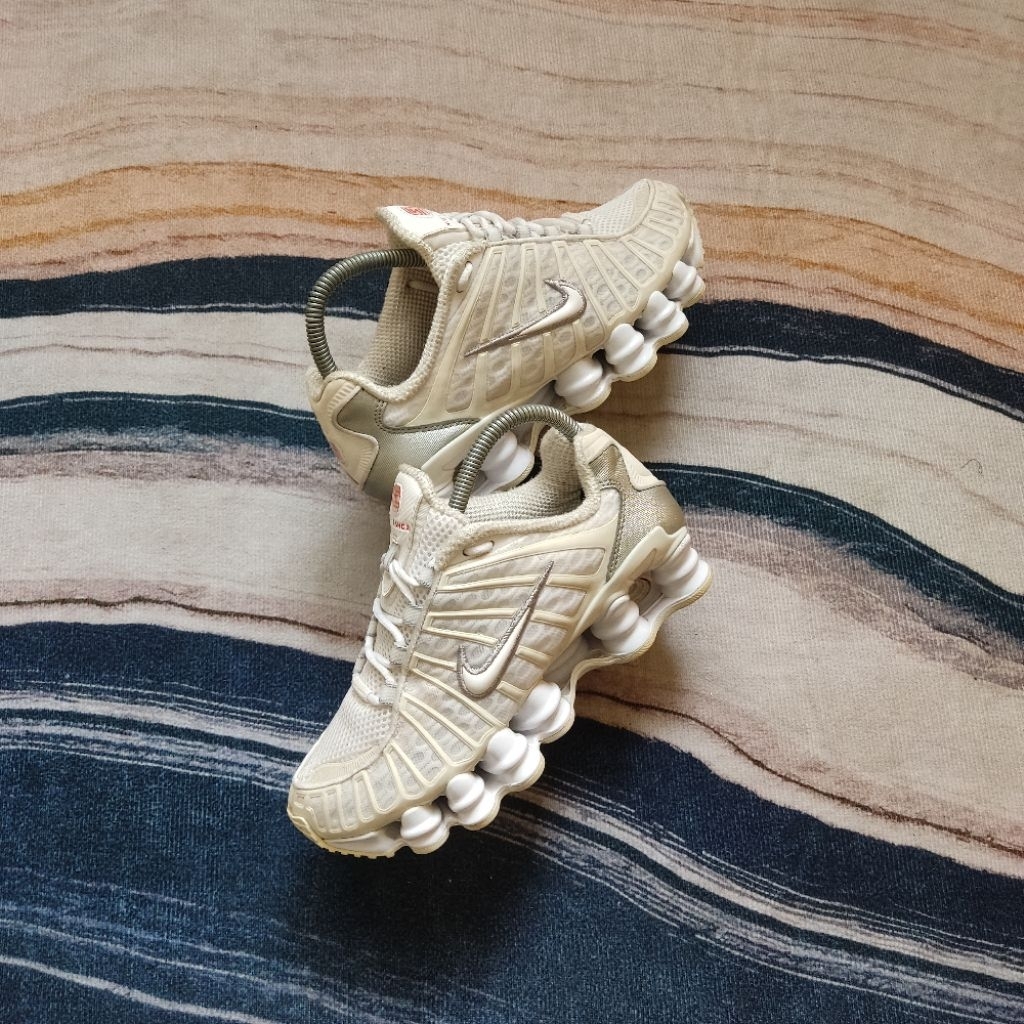 Nike Shox TL Silver Metallic White