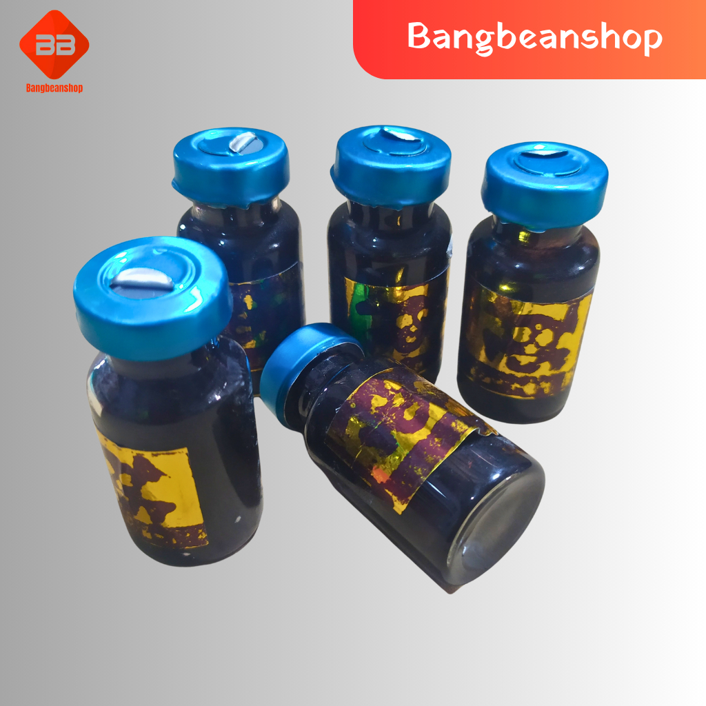 Menyan Madat Hitam Turki 5 Botol Cap Tengkorak